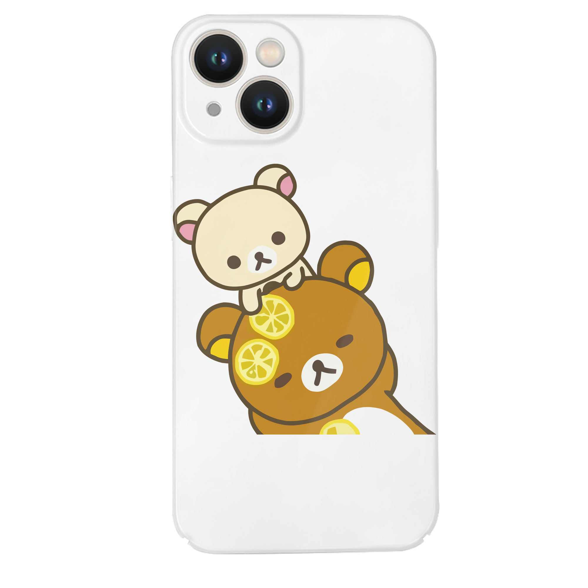 （画像用） リラックマ リラックマ キイロイトリ Rilakkuma Korilakkuma Kiiroitori 【iPhone 14シリーズ対応】ハードケース